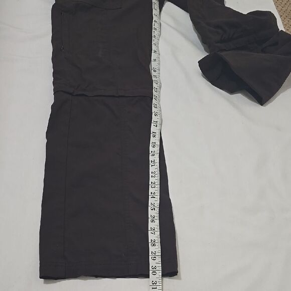 Prana, HYBRID HIKING Dark Brown Women's Pants size 4 - Picture 4 of 7